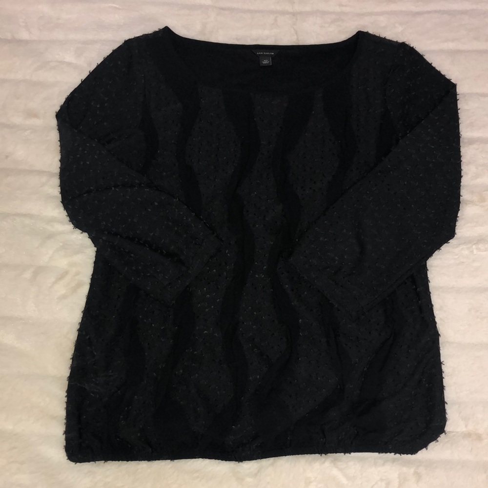 Ann Taylor Ruffled Blouse